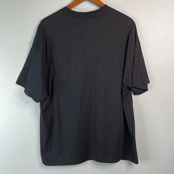 H&M + Dua Lipa Collab Baggy Oversized Graphic Band Tee Black Don’t Start Now M - Picture 7 of 11